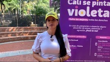 Plazoleta Bellas Artes, un espacio que se pinta de violeta para las mujeres