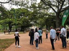 Paseo Bol&iacute;var del Parque Central, segunda megaobra culminada por la Administraci&oacute;n Ospina