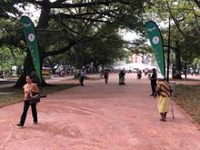 Paseo Bol&iacute;var del Parque Central, segunda megaobra culminada por la Administraci&oacute;n Ospina