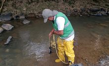 Alerta ante posible contaminaci&oacute;n en el rio Mel&eacute;ndez