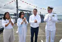 Con honores, Armada Nacional &lsquo;jubila&rsquo; buque insignia y lo entrega a la Alcald&iacute;a de Cali 