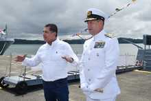 Con honores, Armada Nacional &lsquo;jubila&rsquo; buque insignia y lo entrega a la Alcald&iacute;a de Cali 