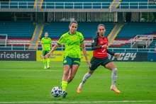 Nacional derrot&oacute; a Barcelona y es el primer colombiano en cuartos de final de la Conmebol Libertadores Femenina&nbsp;