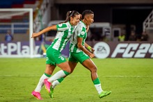 Nacional derrot&oacute; a Barcelona y es el primer colombiano en cuartos de final de la Conmebol Libertadores Femenina&nbsp;