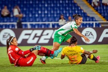 Nacional derrot&oacute; a Barcelona y es el primer colombiano en cuartos de final de la Conmebol Libertadores Femenina&nbsp;