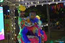 Cale&ntilde;os bailaron sobre las aguas del r&iacute;o Pance