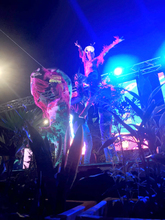 Cale&ntilde;os bailaron sobre las aguas del r&iacute;o Pance