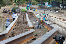 Marquesinas engalanan el Parque Pac&iacute;fico