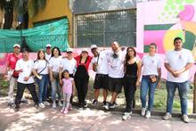 Festival Graficalia, Colores de Vida pint&oacute; la Avenida 6ta de Cali con su Mural Gozate la sexta, &iexcl;v&eacute;!