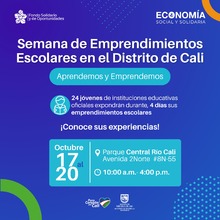 Inici&oacute; la &lsquo;Semana de Emprendimientos Escolares: aprendemos y emprendemos&rsquo;