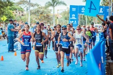 Colombia dominó en ambas ramas el Panamericano de Duatlón en el barrio El Ingenio 1