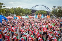La comuna 20 fue el epicentro de la fiesta deportiva con la 7K de la Familia 1
