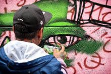 Pintada Artistas Ganadores de Graficalia Calle de la Salsa 2023
