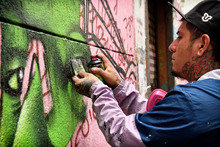 Pintada Artistas Ganadores de Graficalia Calle de la Salsa 2023