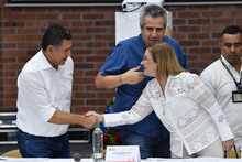 Jorge Ivan Ospina - Margarita Cabello (Procuradora General de la Naci&oacute;n)