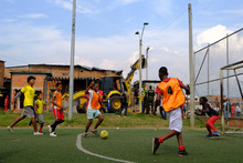Demolici&oacute;n Estructura Cancha de Comuneros 1