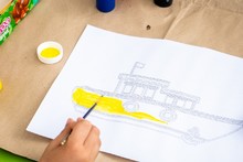 En la Feria del Libro, el buque que llegar&aacute; a Parque Pac&iacute;fico inspira a los ni&ntilde;os