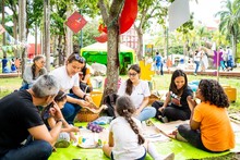 En la Feria del Libro, el buque que llegar&aacute; a Parque Pac&iacute;fico inspira a los ni&ntilde;os