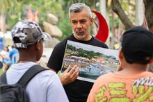 En la Feria del Libro, el buque que llegar&aacute; a Parque Pac&iacute;fico inspira a los ni&ntilde;os
