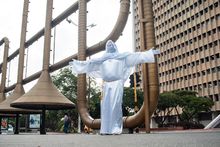 Inundada de Cristos, as&iacute; amaneci&oacute; Cali
