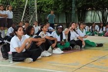 En la Instituci&oacute;n Rodrigo Lloreda Caicedo, los estudiantes recibieron 34 computadores nuevos  