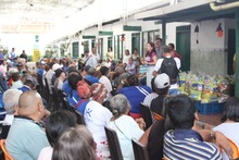 Personas Mayores en situaci&oacute;n de calle recibieron paquetes alimentarios