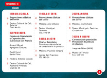 Programaci&oacute;n Festival Audiovisual Takeshima Ojo de Buziraco noviembre 18 