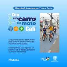D&iacute;a sin Moto y sin Carro: Avanzando hacia una Movilidad Sostenible