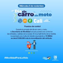 ABC del &lsquo;d&iacute;a sin carro y moto&rsquo; en Cali