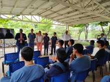 Jard&iacute;n colgante biotecnol&oacute;gico, la novedad en la feria de la ciencia y el arte de la Instituci&oacute;n Santo Tom&aacute;s