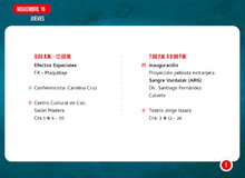 Programaci&oacute;n Festival Audiovisual Takeshima "Ojo de Buziraco" del 16 de noviembre