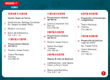 Programaci&oacute;n Festival Audiovisual Takeshima "Ojo de Buziraco" del 17 de noviembre