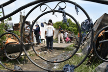 Se entregaron ayudas humanitarias a damnificados del sector Villa Uribe, Comuna 13