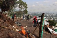Autoridades distritales realizan operativo de restituci&oacute;n en el Cerro de la Antena