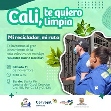 Lanzamiento ruta selectiva &acute;Mi Reciclador, Mi Ruta&acute;