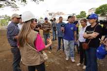 Periodistas de Cali recorrieron las obras de los &lsquo;Parques para la Vida&rsquo;