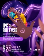 IPC al Bulevar ser&aacute; escenario contra la violencia hacia la mujer