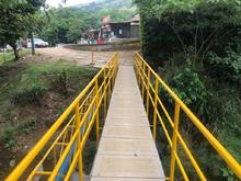 Nuevo puente peatonal en el corregimiento Los Andes