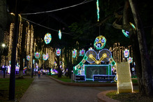 Alcalde se camin&oacute; &lsquo;la alborada&rsquo; de luces multicolores para dar la bienvenida al tiempo m&aacute;s alegre del a&ntilde;o