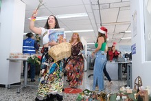 Los &lsquo;diablitos de Silo&eacute;&rsquo; pregonan las Noticias de Puro Coraz&oacute;n