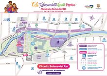 Conozca los puntos de acceso y salida en el Alumbrado Navide&ntilde;o