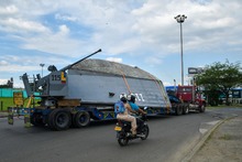 &iexcl;Llegan a Cali primeras piezas del buque que se exhibir&aacute; en Parque Pac&iacute;fico!