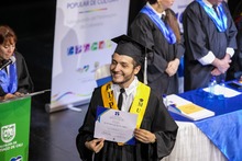 Listos para el mercado laboral, beneficiarios de Todas y Todos a Estudiar certificados en el IPC