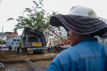 Parque Pac&iacute;fico recibe m&aacute;s piezas del buque ARC Jaime C&aacute;rdenas