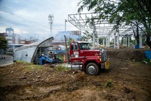 Parque Pac&iacute;fico recibe m&aacute;s piezas del buque ARC Jaime C&aacute;rdenas