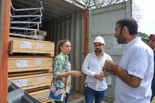 Lleg&oacute; el Domo para el planetario del Parque Tecnol&oacute;gico de Innovaci&oacute;n San Fernando