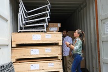 Lleg&oacute; el Domo para el planetario del Parque Tecnol&oacute;gico de Innovaci&oacute;n San Fernando