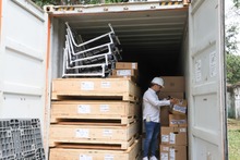 Lleg&oacute; el Domo para el planetario del Parque Tecnol&oacute;gico de Innovaci&oacute;n San Fernando