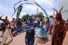 Turistas est&aacute;n felices con el nuevo Cristo Rey