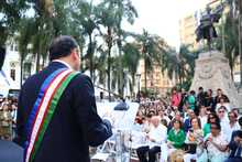 Discurso de posesi&oacute;n del alcalde Alejandro Eder Garc&eacute;s